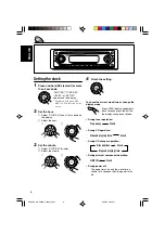 Предварительный просмотр 6 страницы JVC SX50M - KD Radio / CD Player Instructions Manual