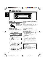 Предварительный просмотр 10 страницы JVC SX50M - KD Radio / CD Player Instructions Manual