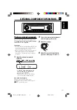 Предварительный просмотр 21 страницы JVC SX50M - KD Radio / CD Player Instructions Manual