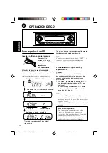 Предварительный просмотр 34 страницы JVC SX50M - KD Radio / CD Player Instructions Manual