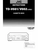 JVC TD-V661 Instructions Manual preview