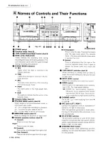 Preview for 4 page of JVC TD-W220 SERIES Service Manual