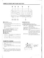 Preview for 4 page of JVC TDW118BK - Dual Cassette Deck Instruction Manual