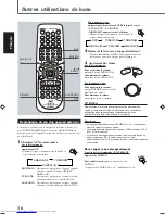 Предварительный просмотр 17 страницы JVC TH-A35 (French) Manuel D'Instructions