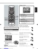 Предварительный просмотр 40 страницы JVC TH-A35 (French) Manuel D'Instructions