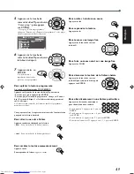 Предварительный просмотр 46 страницы JVC TH-A35 (French) Manuel D'Instructions