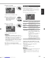 Предварительный просмотр 54 страницы JVC TH-A35 (French) Manuel D'Instructions