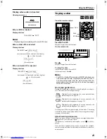 Предварительный просмотр 25 страницы JVC TH-A9 Instructions Manual