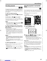 Предварительный просмотр 27 страницы JVC TH-A9 Instructions Manual