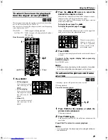 Предварительный просмотр 31 страницы JVC TH-A9 Instructions Manual