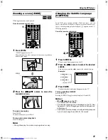 Предварительный просмотр 33 страницы JVC TH-A9 Instructions Manual