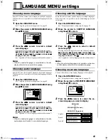 Предварительный просмотр 45 страницы JVC TH-A9 Instructions Manual