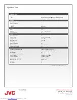 Preview for 2 page of JVC TH-BC1 Specifications