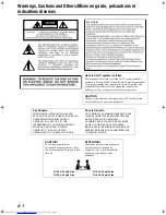 Предварительный просмотр 2 страницы JVC TH C30 Instructions Manual