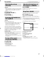 Preview for 19 page of JVC TH-L1 Instructions Manual