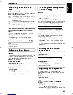 Preview for 23 page of JVC TH-M45C Instructions Manual