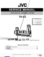 JVC TH-S3 Service Manual preview