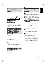 Предварительный просмотр 21 страницы JVC TH-S7 (Spanish) Manual De Instrucciones