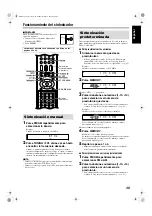 Предварительный просмотр 43 страницы JVC TH-S7 (Spanish) Manual De Instrucciones