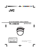 Предварительный просмотр 1 страницы JVC TK-AM200U - Active Movement Color Dome Camera Instructions Manual