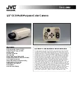 JVC TK-C1380U - Color Ccd Camera Specifications предпросмотр