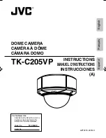 JVC TK-C205VP Instructions Manual предпросмотр