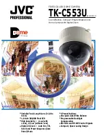 JVC TK-C553U - Fixed Color Dome Camera Specification preview