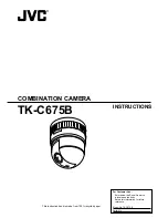 Предварительный просмотр 1 страницы JVC TK-C700U - Color Cctv Camera Instructions Manual