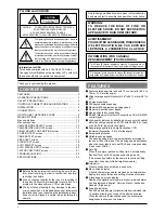 Предварительный просмотр 2 страницы JVC TK-C700U - Color Cctv Camera Instructions Manual