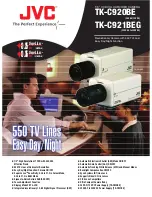 Предварительный просмотр 1 страницы JVC TK-C920BE Specifications