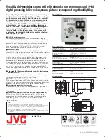 Preview for 2 page of JVC TK-WD310U - CCTV Camera Specifications