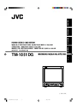 JVC TM-1051DG (German) Bedienungsanleitung preview