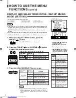 Предварительный просмотр 8 страницы JVC TM-1600SU - Color Monitor Instructions Manual