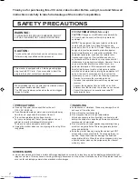 Предварительный просмотр 2 страницы JVC TM-1650SDU - Color Monitor Instructions Manual