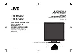 Предварительный просмотр 1 страницы JVC TM-17L2D Instructions Manual