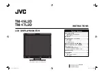 Предварительный просмотр 2 страницы JVC TM-17L2D Instructions Manual