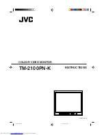 Preview for 1 page of JVC TM-2100PN-K Instructions Manual