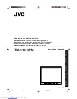 JVC TM-2100PN Instructions Manual предпросмотр