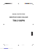 Preview for 35 page of JVC TM-2100PN Instructions Manual