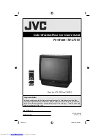 Preview for 1 page of JVC TM-2703SU - Promedia Series Monitor/receiver User Manual