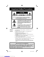 Preview for 2 page of JVC TM-2703SU - Promedia Series Monitor/receiver User Manual