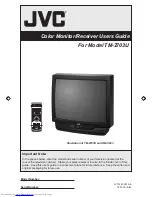 Preview for 1 page of JVC TM-2703U User Manual