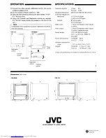 Preview for 4 page of JVC TM-923U - High Resolution B/w Monitor Instructions