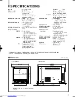 Предварительный просмотр 11 страницы JVC TM-950DU - Professional Monitor W/sdi Instructions Manual