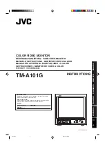 JVC TM-A101G Instructions Manual предпросмотр