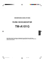 Preview for 19 page of JVC TM-A101G Instructions Manual