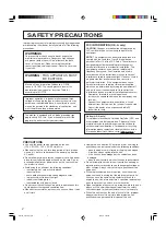 Preview for 4 page of JVC TM-A210G Instructions Manual