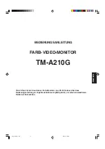 Preview for 19 page of JVC TM-A210G Instructions Manual