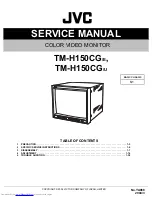 JVC TM-H150CG/E Service Manual preview