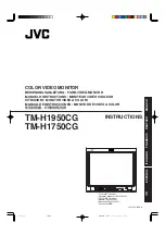 Preview for 1 page of JVC TM-H1750CG Instructions Manual